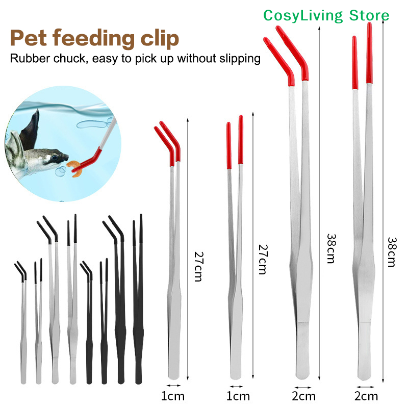 Reptile Feeding Tongs With Rub - đánh giá và giá Feeding Tong Stainless