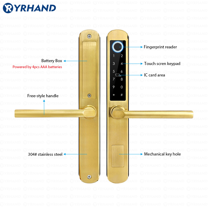 IP66 Gold Stainless steel Slid - đánh giá và giá Glass Door Hinge