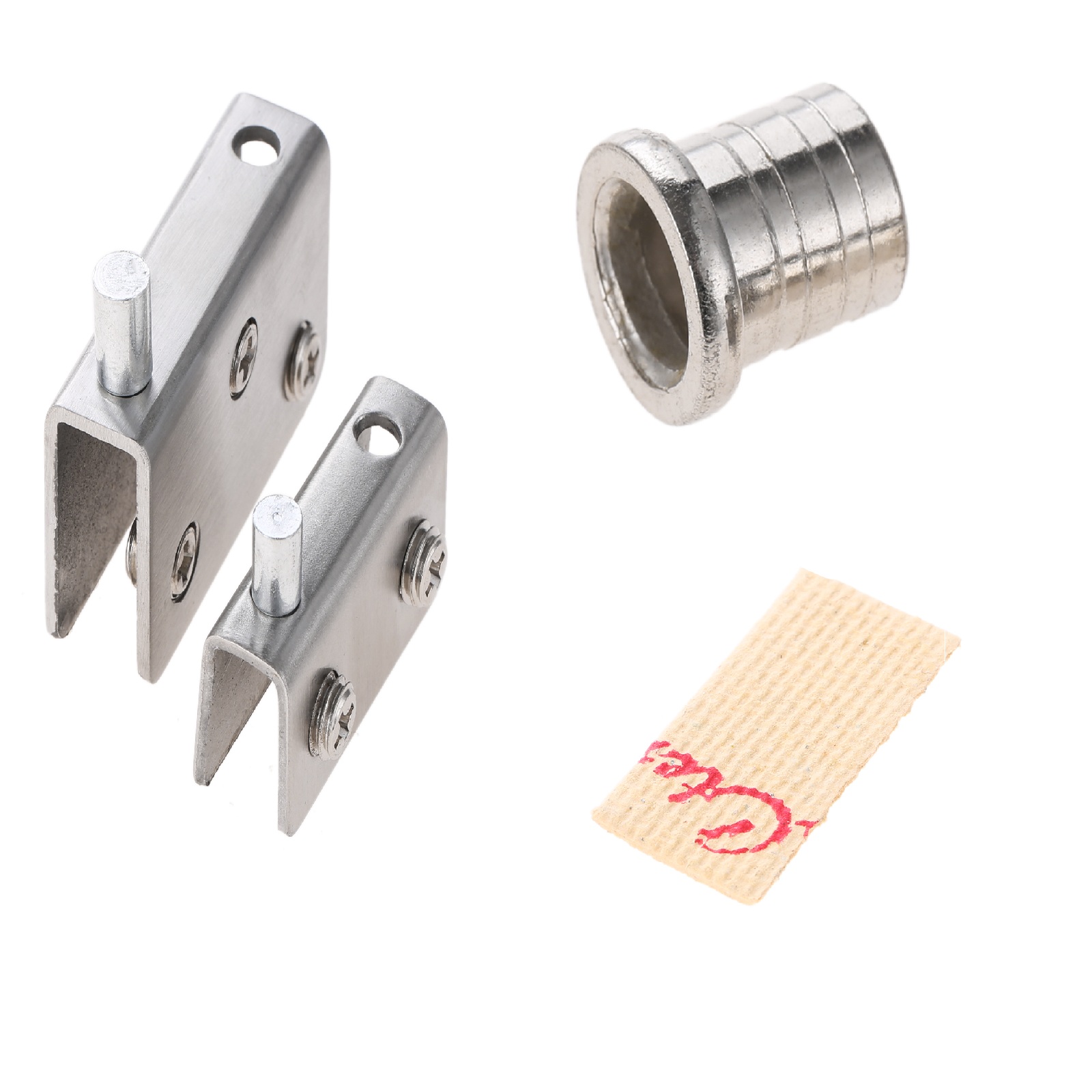 2 Pcs Glass Shelf Clamp Pivot  - đánh giá và giá Glass Door Hinge