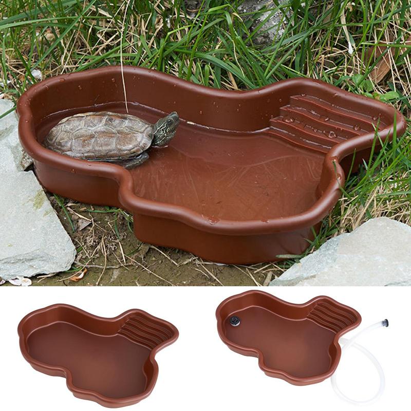 Turtle Feeding Dish Reptile Ba - đánh giá và giá Water Dish Reptile