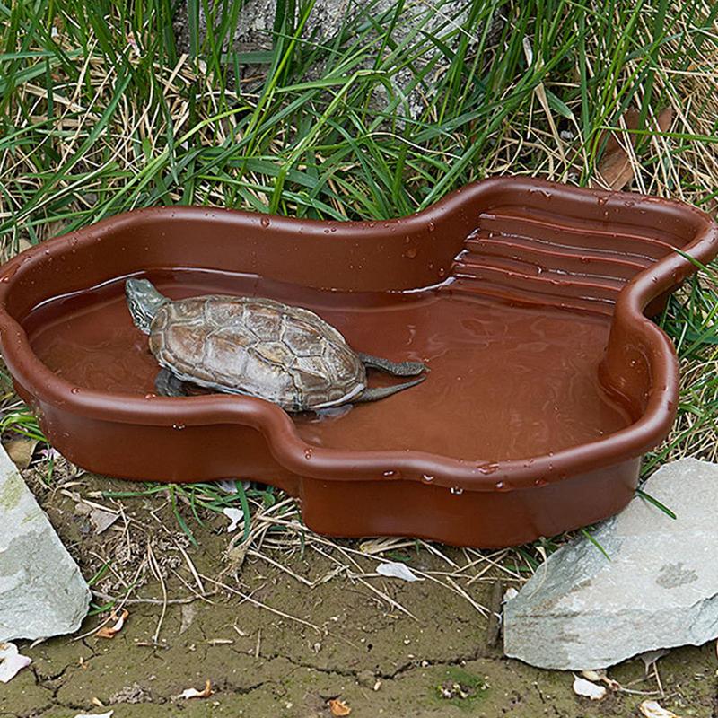 Turtle Feeding Dish Reptile Ba - đánh giá và giá Water Dish Reptile