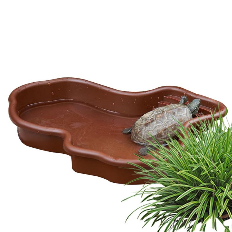 Turtle Feeding Dish Reptile Ba - đánh giá và giá Water Dish Reptile