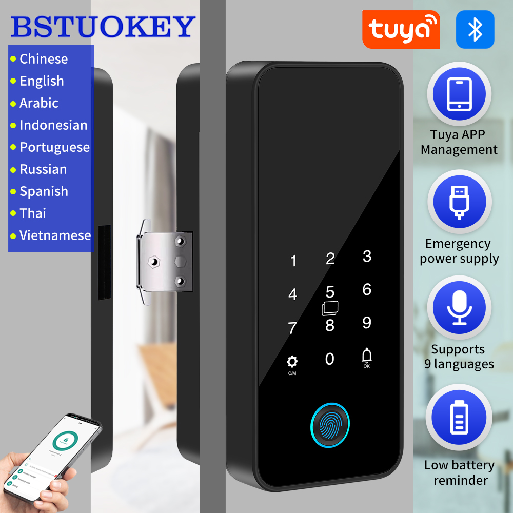 Tuya Smart Life Bluetooth Glas - đánh giá và giá Glass Door Hinge
