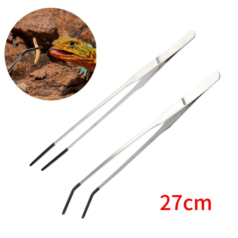 2Pcs Stainless Steel Tweezers  - đánh giá và giá Feeding Tong Stainless
