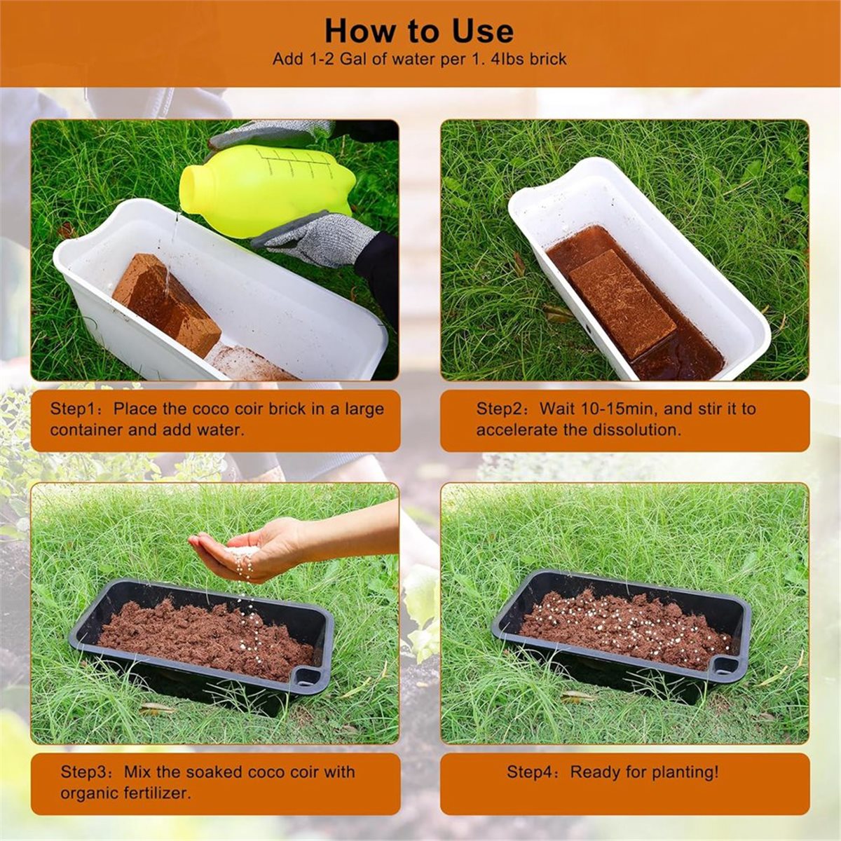 HITL 3 Pack Bricks, for Plants - đánh giá và giá Substrate Coconut Fiber