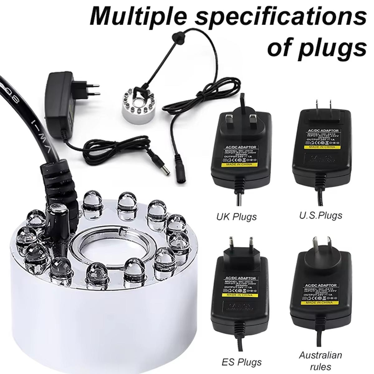 Mini Led Mist Maker Fogger Pon - đánh giá và giá Terrarium Fogger Ultrasonic